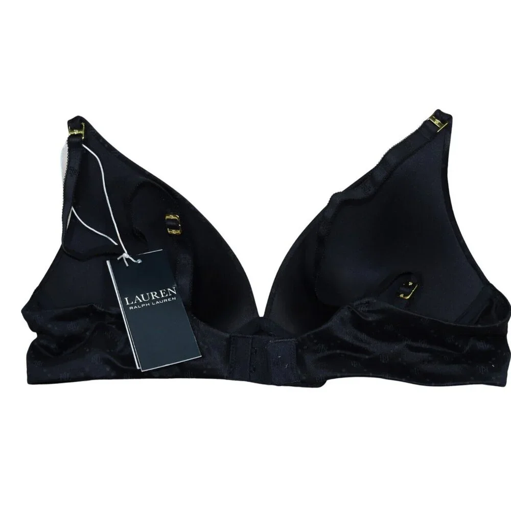 Ralph Lauren Comfort Wire-Free Full Coverage Padded Logo Women's T-Shirt Bra NWT